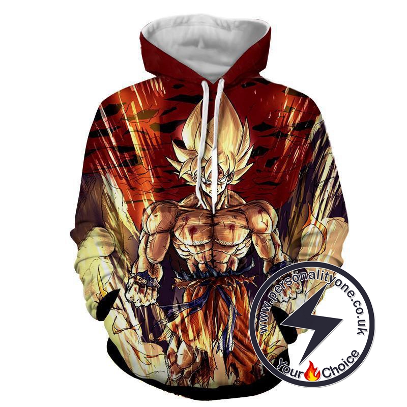 Dragon Ball Z - Goku SSj 3D - Hoodies